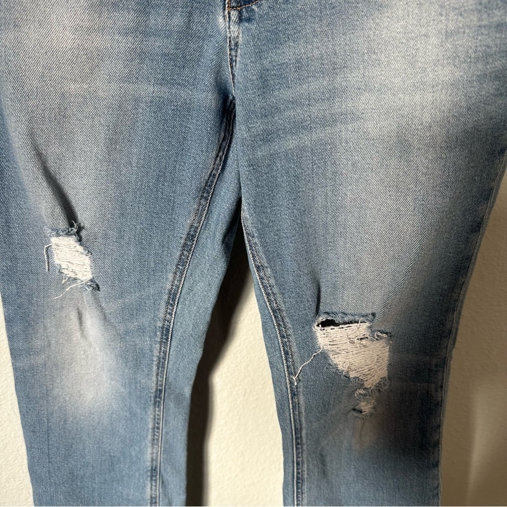 J. Crew Billie Demi Boot cut Crop Jeans 26 4 mid rise distressed casual ankle - Picture 3 of 12